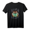 Bücherwurm T-Shirt für Leseratten mit Eule – Perfektes Geschenk für Buchfans zu Geburtstag & Weihnachten