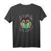 Bücherwurm T-Shirt für Leseratten mit Eule – Perfektes Geschenk für Buchfans zu Geburtstag & Weihnachten