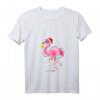 Damen Flamingo Weihnachtsbaum Lichter Lustiges Weihnachts-Ornament T-Shirt mit V-Ausschnitt – Perfekt für festliche Stimmung und Geschenke