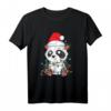 Panda Weihnachtsbaum Licht Weihnachtsmann Xmas Kids Boy Girl T-Shirt – Festliches Design für Familienfotos, Weihnachtsgeschenke & Feiertagsoutfits