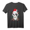 Panda Weihnachtsbaum Licht Weihnachtsmann Xmas Kids Boy Girl T-Shirt – Festliches Design für Familienfotos, Weihnachtsgeschenke & Feiertagsoutfits