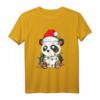 Panda Weihnachtsbaum Licht Weihnachtsmann Xmas Kids Boy Girl T-Shirt – Festliches Design für Familienfotos, Weihnachtsgeschenke & Feiertagsoutfits