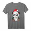 Panda Weihnachtsbaum Licht Weihnachtsmann Xmas Kids Boy Girl T-Shirt – Festliches Design für Familienfotos, Weihnachtsgeschenke & Feiertagsoutfits