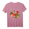 Husky And Coffee Weihnachts-Schnee-Lichter-Pyjama T-Shirt – Festliche Outfits & Geschenke für Husky-Liebhaber zu Weihnachten & Feiertagen