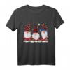 Lustiges Weihnachtswichtel T-Shirt mit roten Karohüten – Perfekt für Familien, Weihnachtsfeiern & festliche Dekorationen