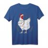 Lustiger Weihnachts-Pyjama mit Hühnerbaum-Lichtern – Bauernhof-Huhn T-Shirt für Familien, Kinder & Hühnermütter, perfekt für Weihnachten & Feiertage
