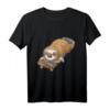 Faultier HapMonkey Sport T-Shirt - Lustiges Tiermotiv für Damen, Herren und Kinder als Geschenkidee