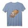 Faultier HapMonkey Sport T-Shirt - Lustiges Tiermotiv für Damen, Herren und Kinder als Geschenkidee