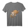 Faultier HapMonkey Sport T-Shirt - Lustiges Tiermotiv für Damen, Herren und Kinder als Geschenkidee