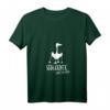 Damen Stockente Silhouette | Läuft Bei Mir Nordic Walking Fun T-Shirt mit V-Ausschnitt – Perfektes Geschenk für Nordic Walker und Walking Gruppen