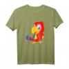 Papagei für Kinder mit dem Lieblingstier - Buntes Comic Papagei T-Shirt als Geschenk für Mädchen und Jungen