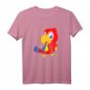 Papagei für Kinder mit dem Lieblingstier - Buntes Comic Papagei T-Shirt als Geschenk für Mädchen und Jungen