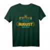 Herren Könige Werden Im August Geboren T-Shirt – Lustiges Geburtstagsgeschenk für Löwe & Jungfrau, perfekt für Party & Feier