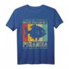 Lustiges Piranha-Tierliebhaber-Weinlese-Retro T-Shirt mit Zitat – Perfektes Geschenk für Fisch- und Party-Fans im Vintage Stil
