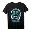 Ich Hör' Dich Nicht Ich Zocke Gamer Headset Geschenk Idee T-Shirt - Lustiges Gaming T-Shirt für PC, Konsole & Online-Gamer