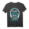 Ich Hör' Dich Nicht Ich Zocke Gamer Headset Geschenk Idee T-Shirt - Lustiges Gaming T-Shirt für PC, Konsole & Online-Gamer