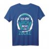 Ich Hör' Dich Nicht Ich Zocke Gamer Headset Geschenk Idee T-Shirt - Lustiges Gaming T-Shirt für PC, Konsole & Online-Gamer