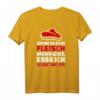 Wenn es kein Fleisch mehr gibt, esse ich Vegetarier T-Shirt - Lustiges Humor-Shirt für Vegetarier & Freunde mit Spruch