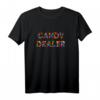 Funny Basic Halloween Candy Dealer T-Shirt – Witziges Halloween Geschenk für Eltern, Lehrer & Familie mit Wortspiel