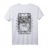 Vintage Tarot T-Shirt mit The Lovers Karte – Mystische, occultische Mode für Spirituelle und Tarot-Fans