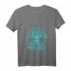 Damen Tree of Life - Wiccan As Above So Below Stay Wild Moon Child T-Shirt mit V-Ausschnitt für Spirit, Hexerei & Mystik