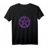 Wiccan & Pagan T-Shirt mit Pentagramm und heiligem Kreis - Lila Tank Top für Rituale, Feiertage & Alltag