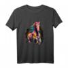 Pferd Reiten Dressur Springen Reiterhof T-Shirt – Charmantes Reitsport Motiv für Damen, Mädchen & Pferdeliebhaber
