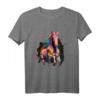 Pferd Reiten Dressur Springen Reiterhof T-Shirt – Charmantes Reitsport Motiv für Damen, Mädchen & Pferdeliebhaber