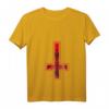 Damen Baphomet Umgedrehtes Kreuz T-Shirt – Okkultes Satanismus & Gothic Mode für Festivals, Geburtstags- & Weihnachtsgeschenk