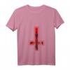 Damen Baphomet Umgedrehtes Kreuz T-Shirt – Okkultes Satanismus & Gothic Mode für Festivals, Geburtstags- & Weihnachtsgeschenk
