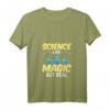 Damen Wissenschaft T-Shirt - Lustiges Design mit Experimenten, Atomen, DNA & Teleskop für Nerds und Wissenschaftlerinnen