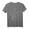 Cat Luna Moth Mondphasen T-Shirt - Dark Academia, Okkultismus & Mystische Ästhetik für Frauen, Männer & Jugendliche