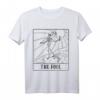 Cute Skeleton The Fool Tarot Card T-Shirt für Gothic, Witch & Lit Major – Spooky Geschenk für Freunde & Fans