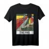 Cute Skeleton The Fool Tarot Card T-Shirt für Damen und Herren – Spooky Gothic Geschenk für Witch in Training und Tarot Fans