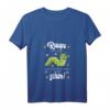 Lustiges Damen T-Shirt 'Raupe müsste man sein' mit V-Ausschnitt – Witziges Sprüche Motiv, perfekt als Geschenk zum Geburtstag