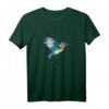 Eisvogel Wasserfarben Malerei T-Shirt – Naturkunst & Humor, perfektes Geschenk für Familie & Freunde zum Geburtstag