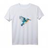 Eisvogel Wasserfarben Malerei T-Shirt – Naturkunst & Humor, perfektes Geschenk für Familie & Freunde zum Geburtstag