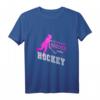 Echte Mädchen spielen Hockey - Cooles Mannschaftssport T-Shirt für Frauen & Mädchen, ideal zum Training, Geburtstag & Freizeit