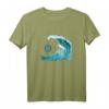 Die Seele des Ozeans großes Wellen Meer Küste Surfen T-Shirt – Perfektes Geschenk für Wassersportler, Strandurlauber & Meerliebhaber