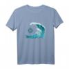 Die Seele des Ozeans großes Wellen Meer Küste Surfen T-Shirt – Perfektes Geschenk für Wassersportler, Strandurlauber & Meerliebhaber
