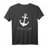 Segeln Shirt Ocean Girl mit Meer Boot Anker - Maritimes Geschenk für Mädchen, ideal für Meerliebhaberinnen