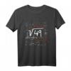Kinder 7. Geburtstag T-Shirt mit Wurzel aus 49 = 7 Jahre – Lustiges Mathe-Geburtstagsoutfit für Jungen und Mädchen