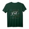 Kinder 7. Geburtstag T-Shirt mit Wurzel aus 49 = 7 Jahre – Lustiges Mathe-Geburtstagsoutfit für Jungen und Mädchen