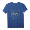 Kinder 7. Geburtstag T-Shirt mit Wurzel aus 49 = 7 Jahre – Lustiges Mathe-Geburtstagsoutfit für Jungen und Mädchen