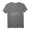 Kinder 7. Geburtstag T-Shirt mit Wurzel aus 49 = 7 Jahre – Lustiges Mathe-Geburtstagsoutfit für Jungen und Mädchen