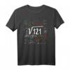 Lustiges 11. Geburtstag T-Shirt mit Wurzel aus 121 - Mathematisches Geburtstagsoutfit für Jungen und Mädchen