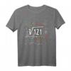 Lustiges 11. Geburtstag T-Shirt mit Wurzel aus 121 - Mathematisches Geburtstagsoutfit für Jungen und Mädchen