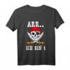 Kinder Piraten Geburtstagsshirt für 4-Jährige - Lustiges Piraten Design für Jungen & Mädchen, Perfekt für Piratenparty & Geburtstagsgeschenk