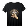 Lustiges Leoparden-Lippen-Geschenk für Frauen - Provokantes Shut The Fuck Up Gag T-Shirt für Geburtstag & Weihnachten