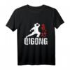 Qigong Kampfsport Meditation T-Shirt - Spirituelles Design im Hindu-Ying-Yang-Stil als Geschenk für Yogis, Esoteriker & Kampfsportler